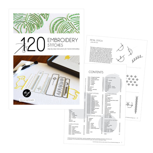 120 Embroidery Stitches + Embroidery Tips, Tricks & Techniques
