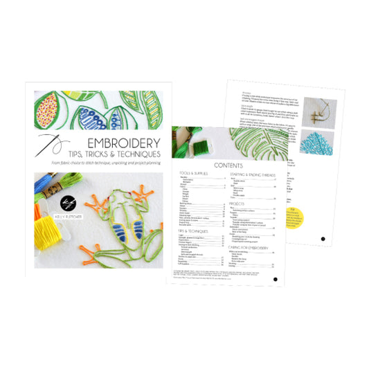 Embroidery Tips, Tricks & Techniques