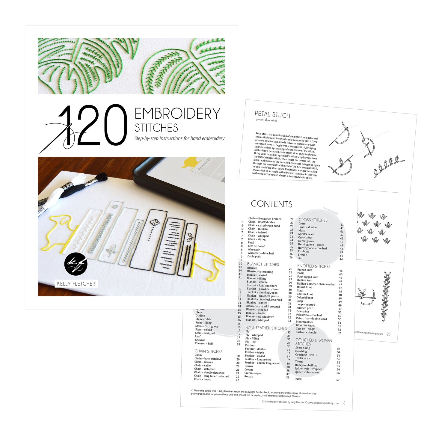 120 Embroidery Stitches + Embroidery Tips, Tricks & Techniques