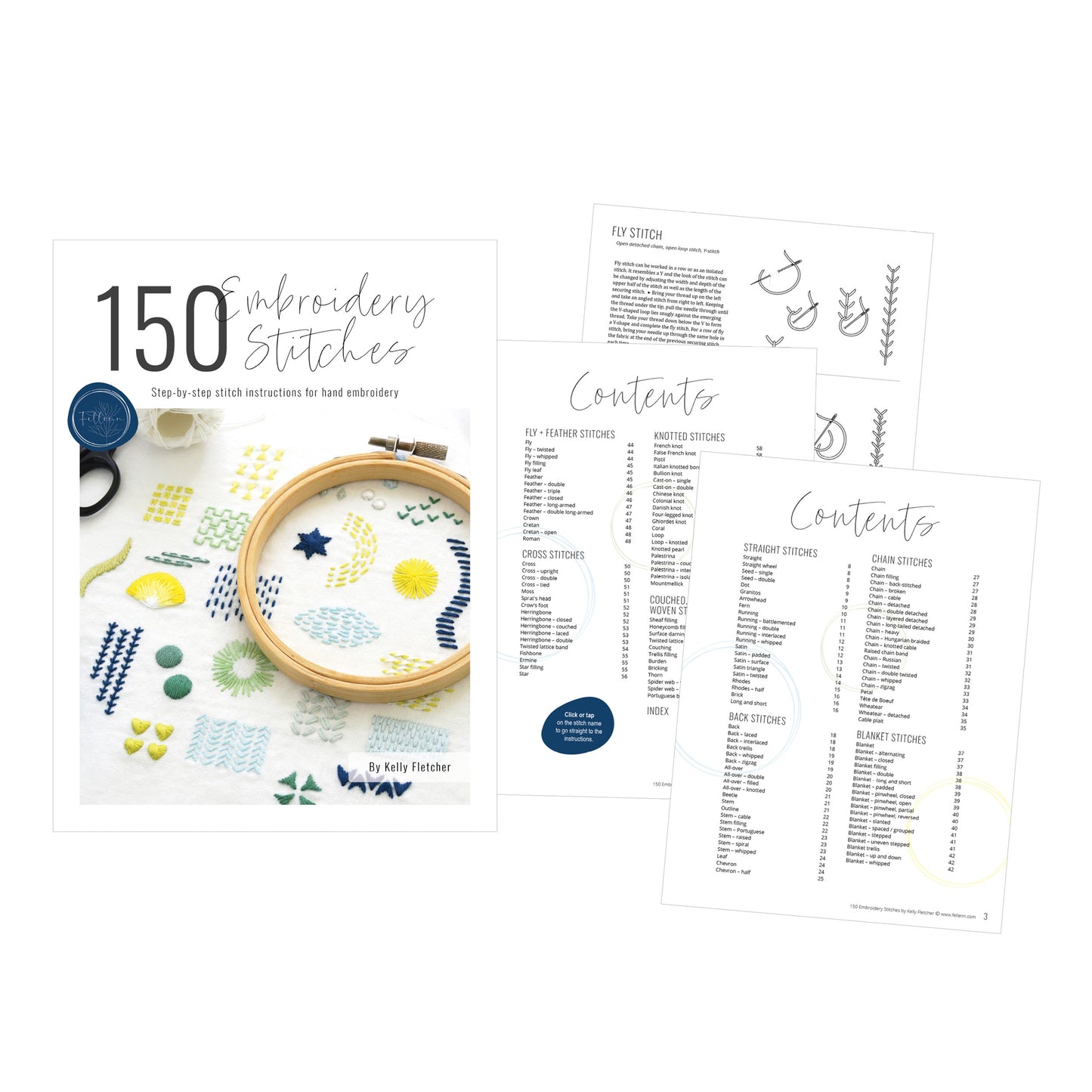 150 Embroidery Stitches + Embroidery Tips, Tricks & Techniques