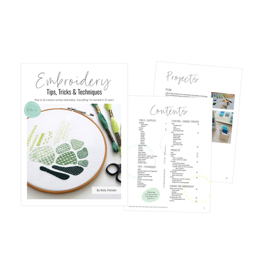 Embroidery Tips, Tricks & Techniques