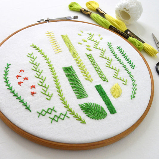 150 Embroidery Stitches + Embroidery Tips, Tricks & Techniques + Stitch Samplers