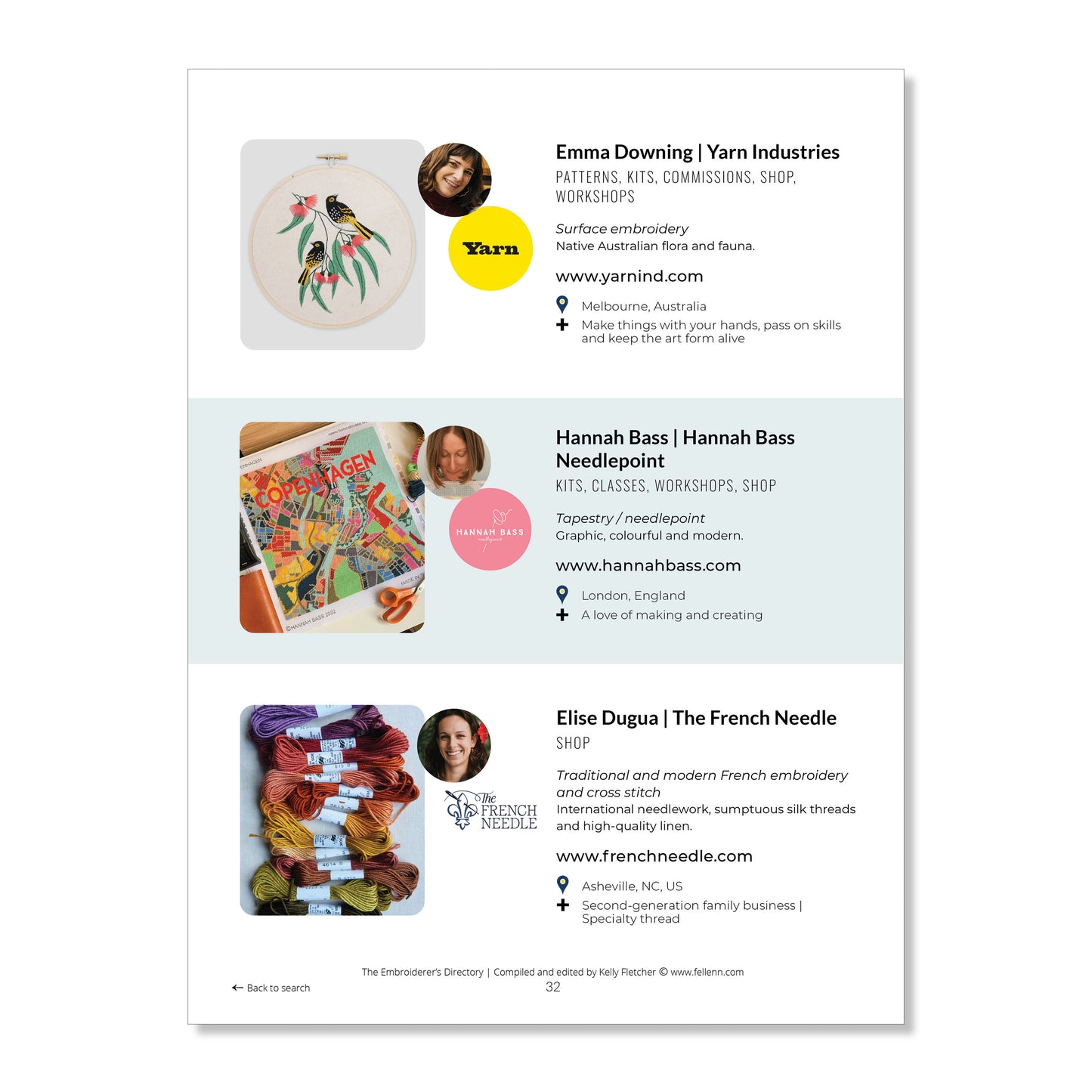 The Embroiderer's Directory